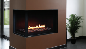 H Series Corner Fireplace From Montigo