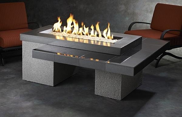 Outdoor Greatroom Uptown Fire Pit Table, Urban Fire Pit