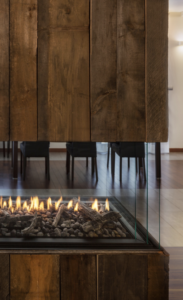 The Montigo RP Series Peninsula Fireplace
