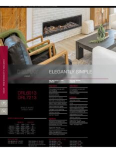 Delray 60 and 72 Spec Sheet - Urban Fireplaces